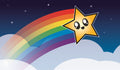 Image for Rubber Playmat - Rainbow Star - Playmats
