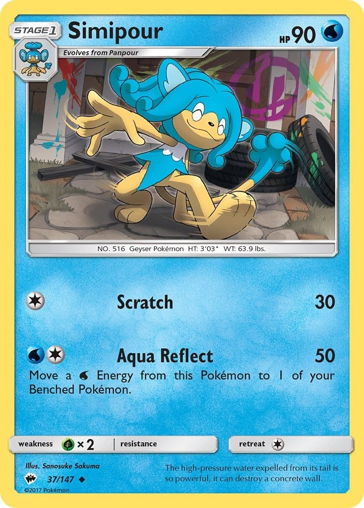 Image for Simipour (37/147) (SM03) - Pokemon