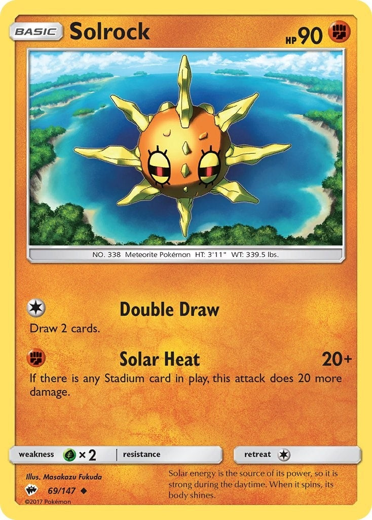 Image for Solrock (69/147) (SM03) - Pokemon