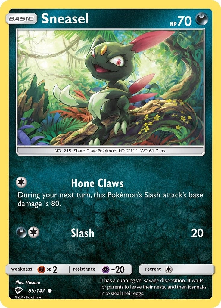 Image for Sneasel (85/147) (SM03) - Pokemon