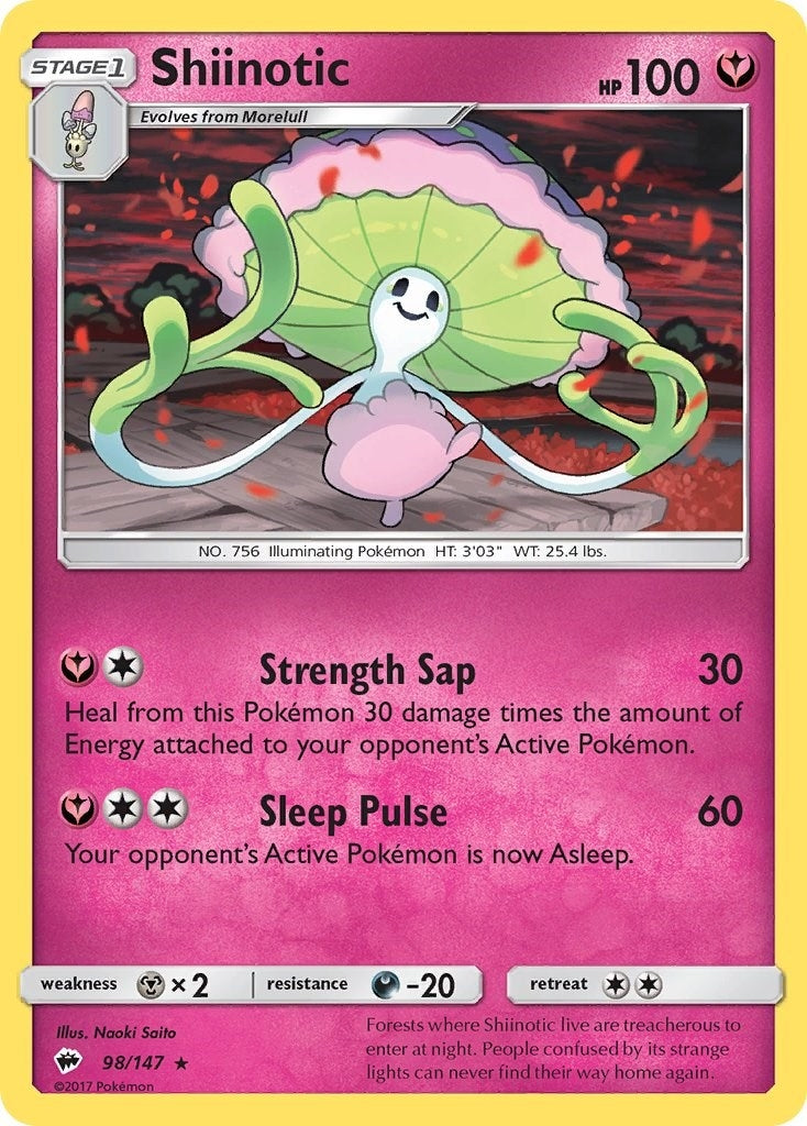 Image for Shiinotic (98/147) (SM03) - Pokemon