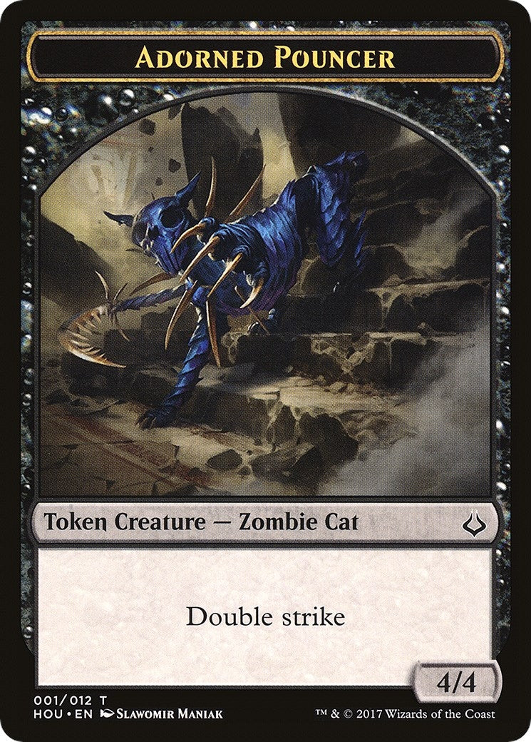 Image for Adorned Pouncer // Horse Double-Sided Token (1 // 10) (Hour of Devastation) - Magic: The Gathering