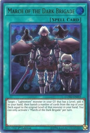 Image for March of the Dark Brigade (COTD-EN059) (COTD) - YuGiOh