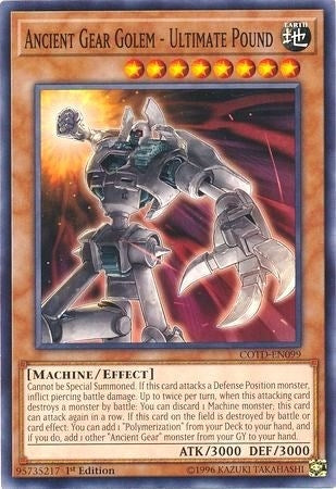 Image for Ancient Gear Golem - Ultimate Pound (COTD-EN099) (COTD) - YuGiOh