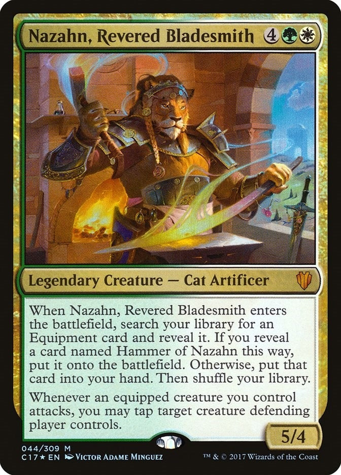 Image for Nazahn, Revered Bladesmith (44) (Commander 2017) - Magic: The Gathering