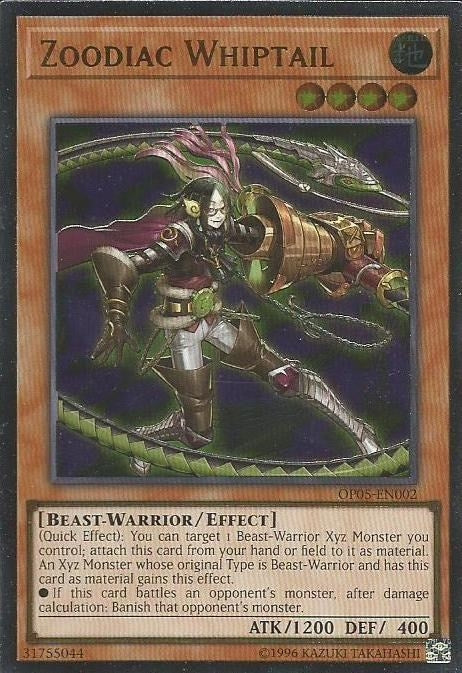 Image for Zoodiac Whiptail (UTR) (OP05-EN002) (OP05) - YuGiOh
