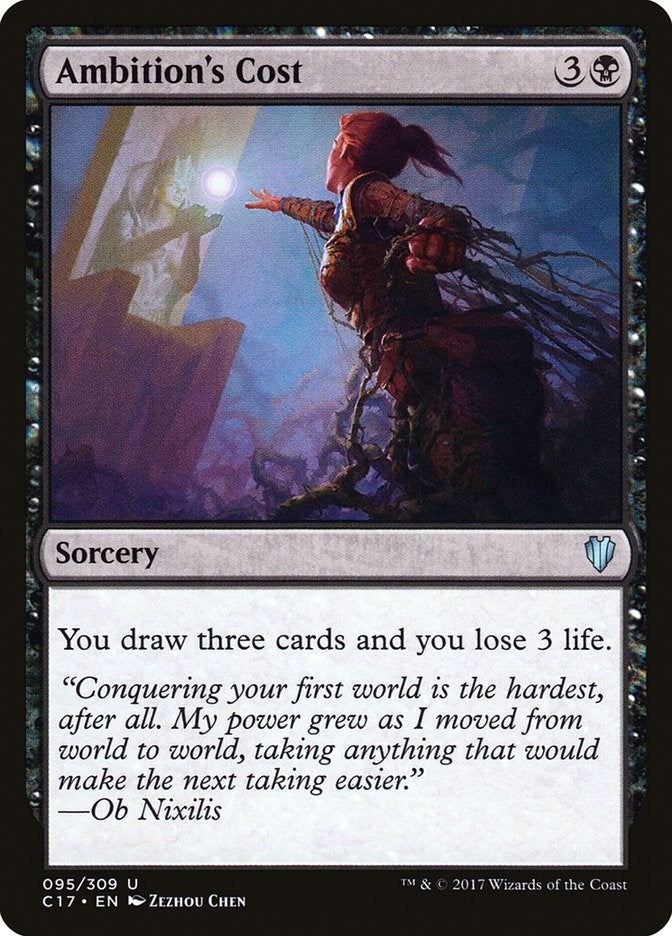 Image for Ambition's Cost (95) (Commander 2017) - Magic: The Gathering
