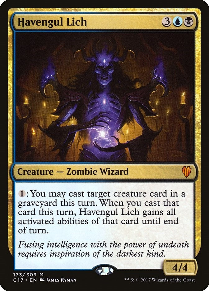 Image for Havengul Lich (173) (Commander 2017) - Magic: The Gathering