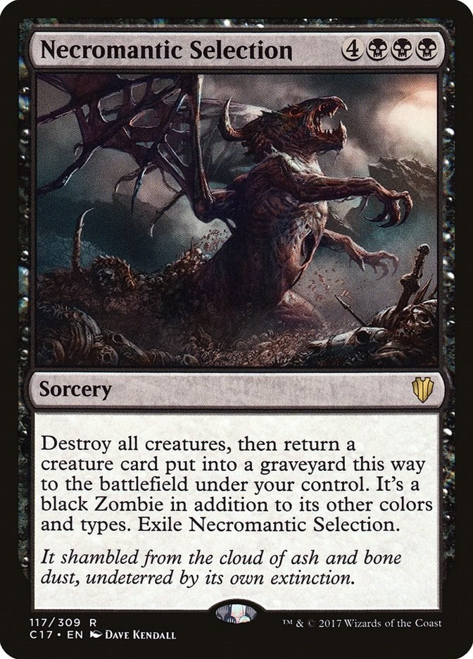 Image for Necromantic Selection (117) (Commander 2017) - Magic: The Gathering