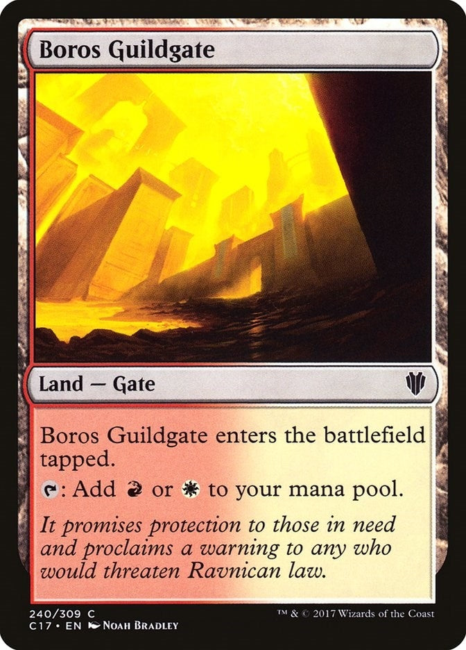 Image for Boros Guildgate (240) (Commander 2017) - Magic: The Gathering