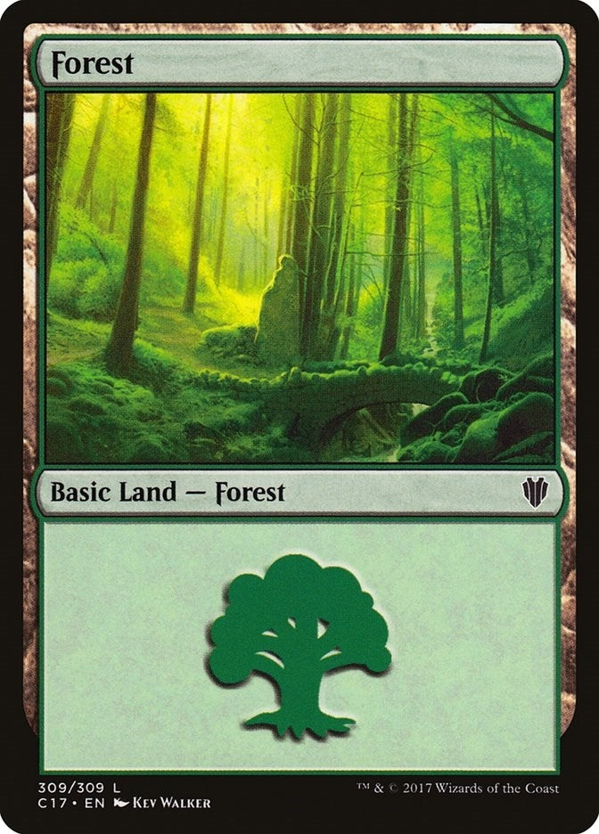Image for Forest (309) (309) (Commander 2017) - Magic: The Gathering