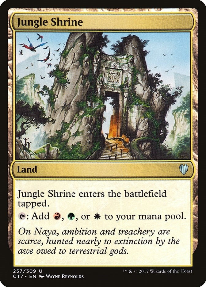 Image for Jungle Shrine (257) (Commander 2017) - Magic: The Gathering