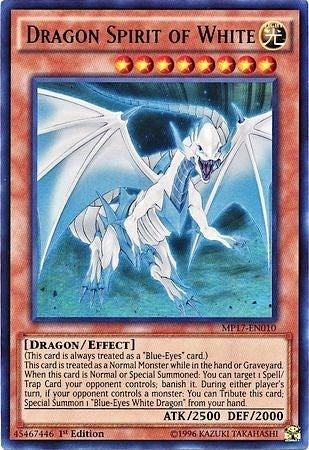 Image for Dragon Spirit of White (MP17-EN010) (MP17) - YuGiOh