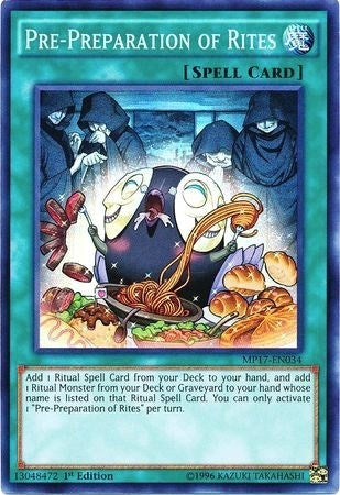 Image for Pre-Preparation of Rites (MP17-EN034) (MP17) - YuGiOh