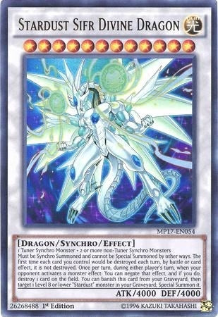 Image for Stardust Sifr Divine Dragon (MP17-EN054) (MP17) - YuGiOh