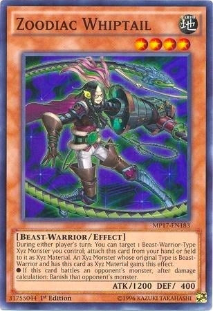 Image for Zoodiac Whiptail (MP17-EN183) (MP17) - YuGiOh