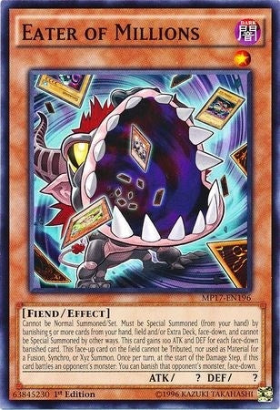 Image for Eater of Millions (MP17-EN196) (MP17) - YuGiOh