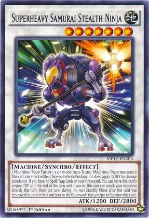 Image for Superheavy Samurai Stealth Ninja (MP17-EN203) (MP17) - YuGiOh