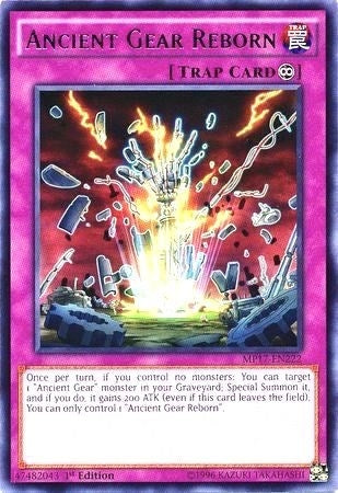 Image for Ancient Gear Reborn (MP17-EN222) (MP17) - YuGiOh
