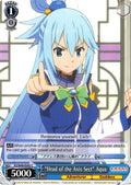 Image for "Head of the Axis Sect" Aqua (KS/W49-E092 C) (KonoSuba) - Weiss Schwarz