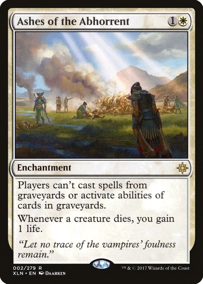 Image for Ashes of the Abhorrent (2) (Ixalan) - Magic: The Gathering