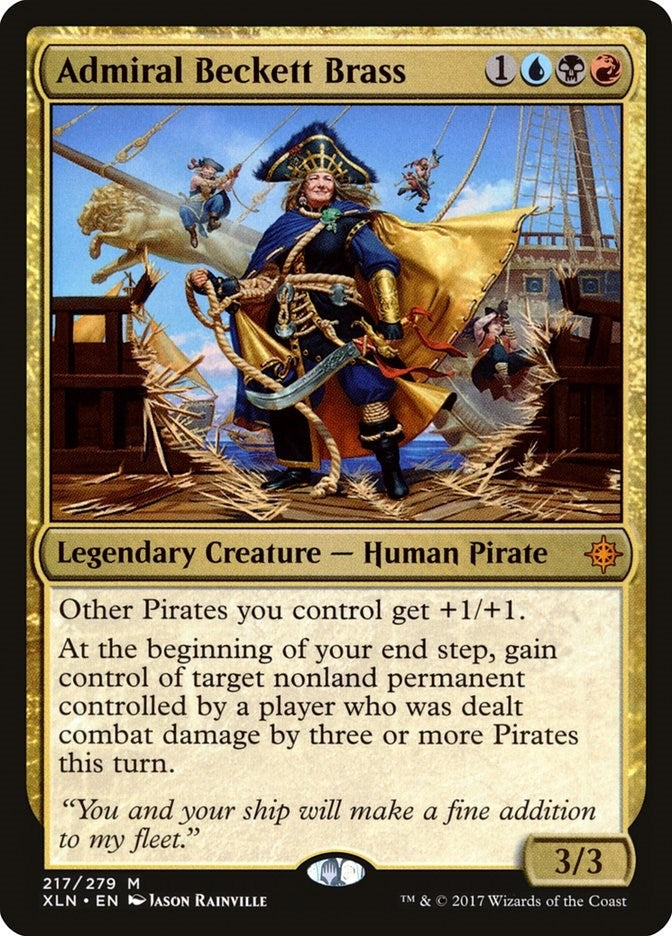 Image for Admiral Beckett Brass (217) (Ixalan) - Magic: The Gathering