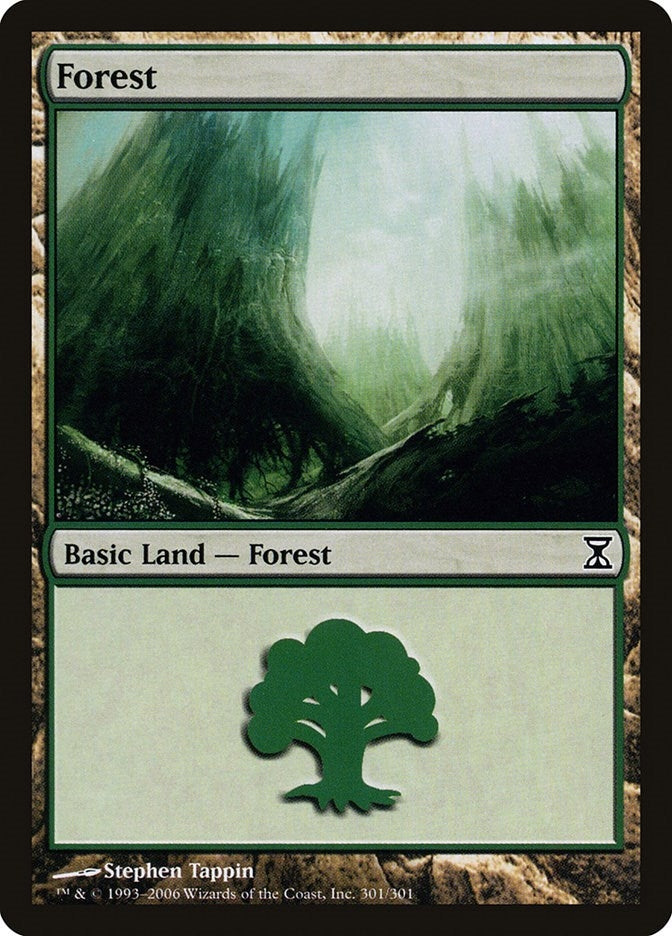 Image for Forest (301) (301) (Time Spiral) - Magic: The Gathering