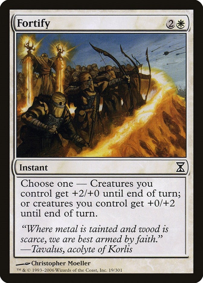 Image for Fortify (19) (Time Spiral) - Magic: The Gathering