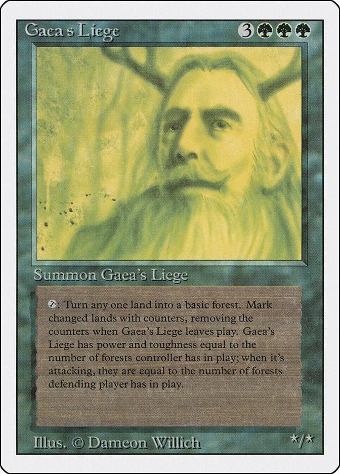 Image for Gaea's Liege (Revised Edition) - Magic: The Gathering