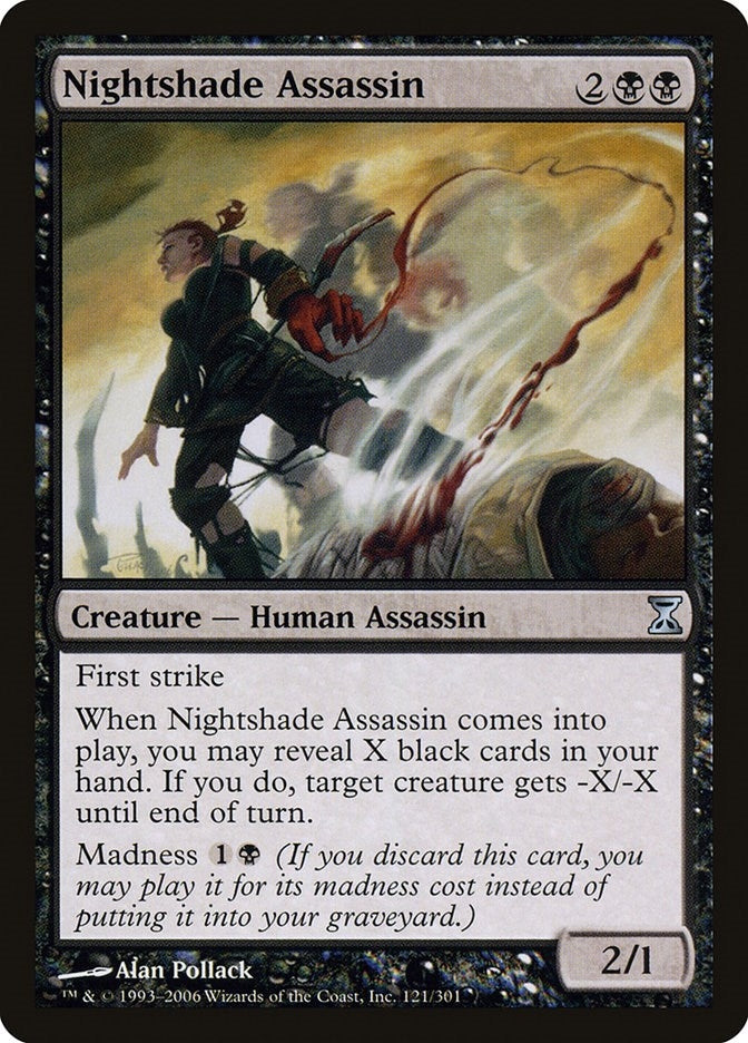 Image for Nightshade Assassin (121) (Time Spiral) - Magic: The Gathering