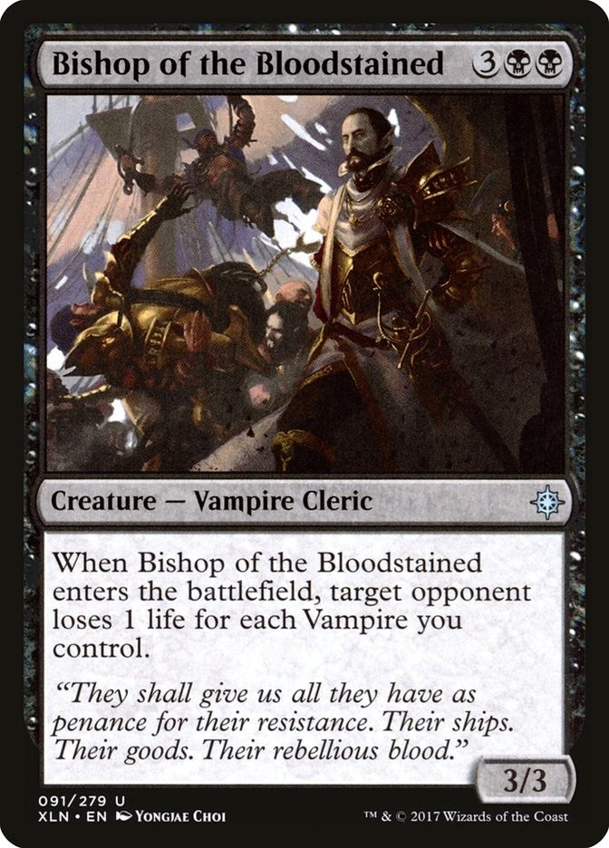 Image for Bishop of the Bloodstained (91) (Ixalan) - Magic: The Gathering