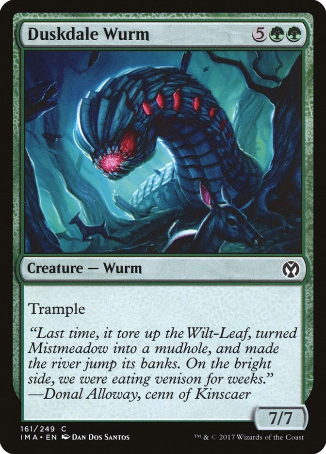 Image for Duskdale Wurm (161) (Iconic Masters) - Magic: The Gathering