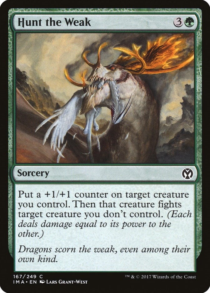 Image for Hunt the Weak (167) (Iconic Masters) - Magic: The Gathering