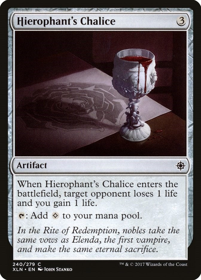 Image for Hierophant's Chalice (240) (Ixalan) - Magic: The Gathering