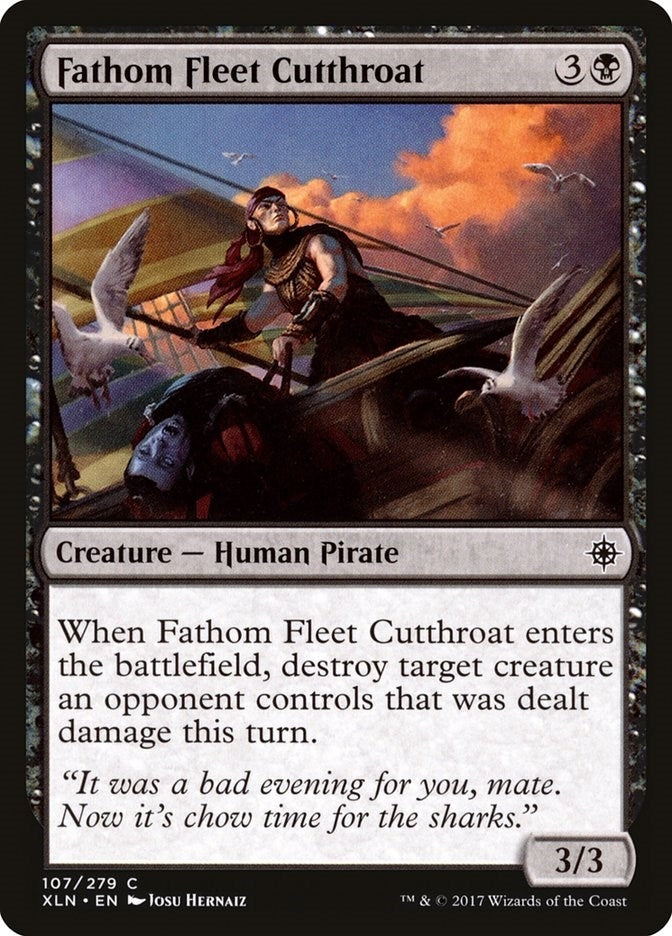 Image for Fathom Fleet Cutthroat (107) (Ixalan) - Magic: The Gathering