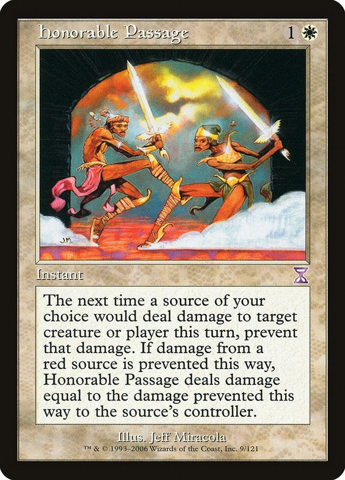 Image for Honorable Passage (9) (Timeshifted) - Magic: The Gathering