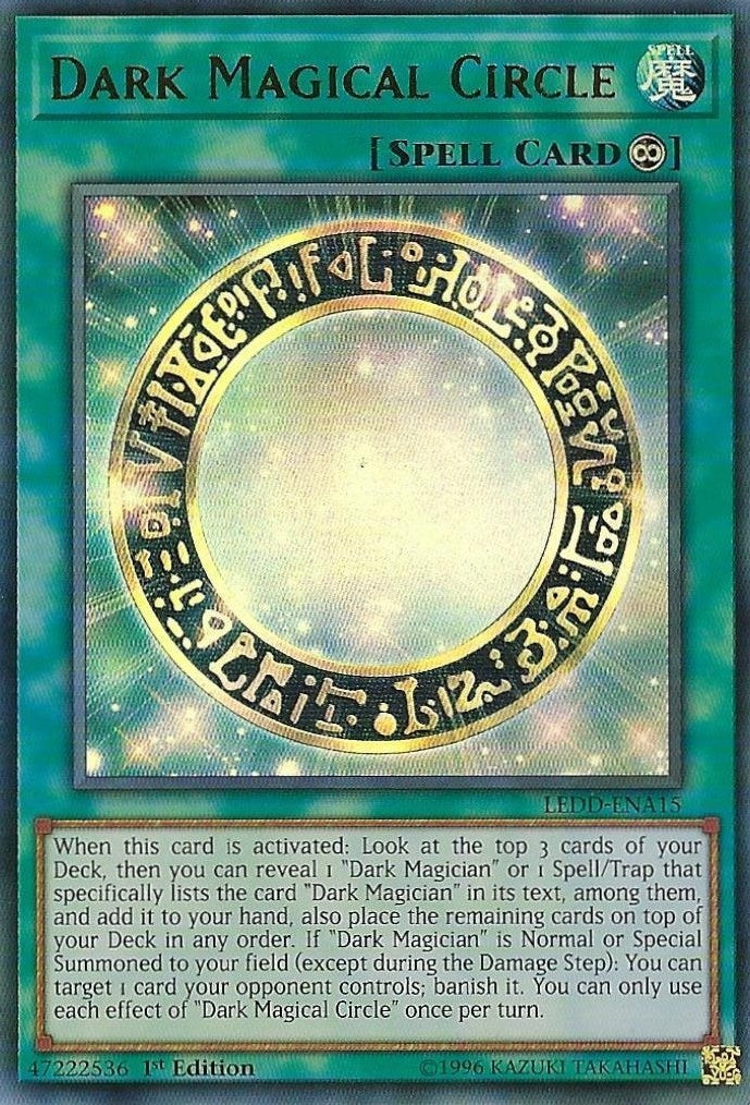 Image for Dark Magical Circle (LEDD-ENA15) (Legendary Dragon Decks) - YuGiOh