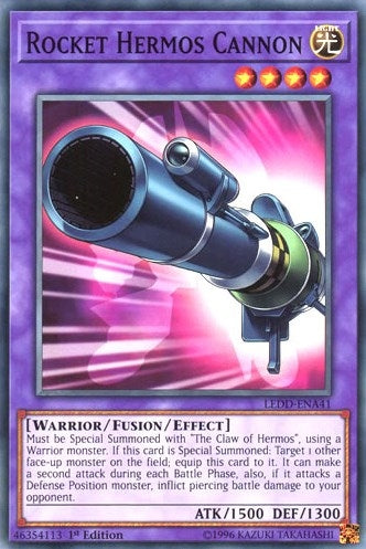 Image for Rocket Hermos Cannon (LEDD-ENA41) (Legendary Dragon Decks) - YuGiOh
