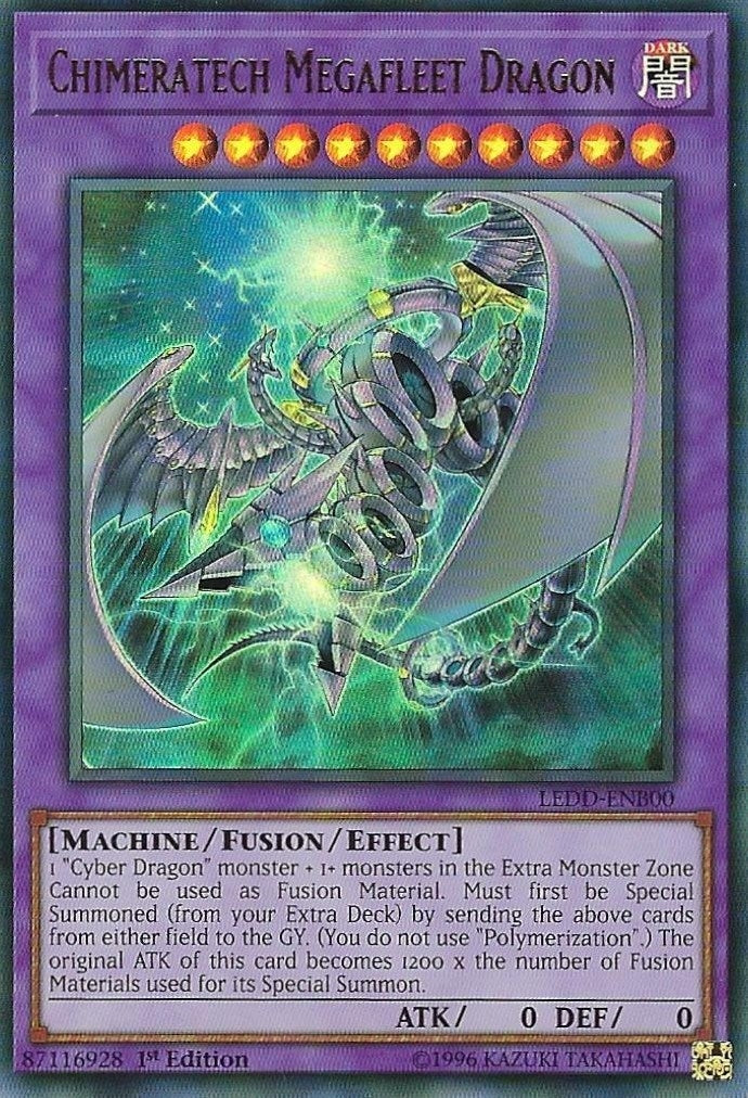 Image for Chimeratech Megafleet Dragon (LEDD-ENB00) (LEDD) - YuGiOh