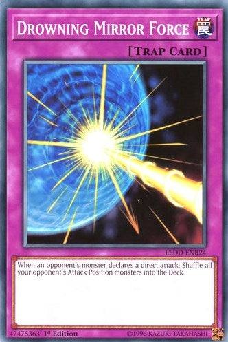 Image for Drowning Mirror Force (LEDD-ENB24) (Legendary Dragon Decks) - YuGiOh