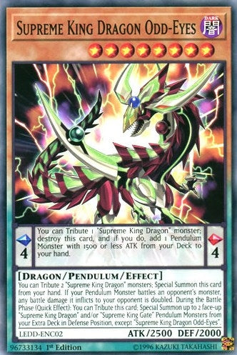 Image for Supreme King Dragon Odd-Eyes (LEDD-ENC02) (Legendary Dragon Decks) - YuGiOh