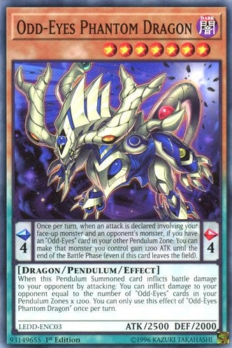Image for Odd-Eyes Phantom Dragon (LEDD-ENC03) (Legendary Dragon Decks) - YuGiOh
