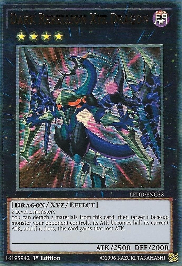 Image for Dark Rebellion Xyz Dragon (LEDD-ENC32) (Legendary Dragon Decks) - YuGiOh