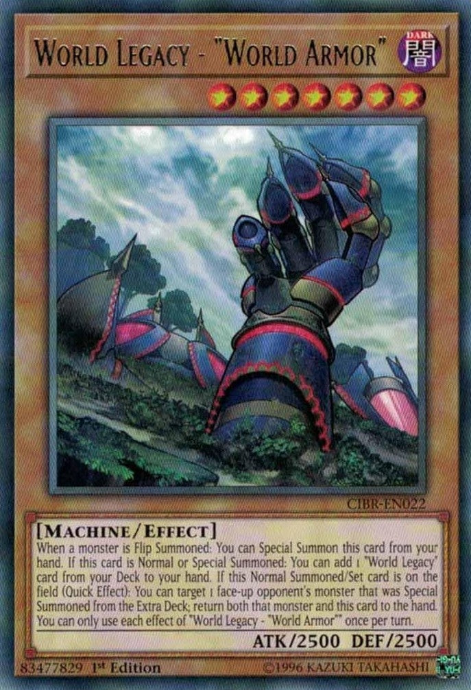 Image for World Legacy - "World Armor" (CIBR-EN022) (CIBR) - YuGiOh