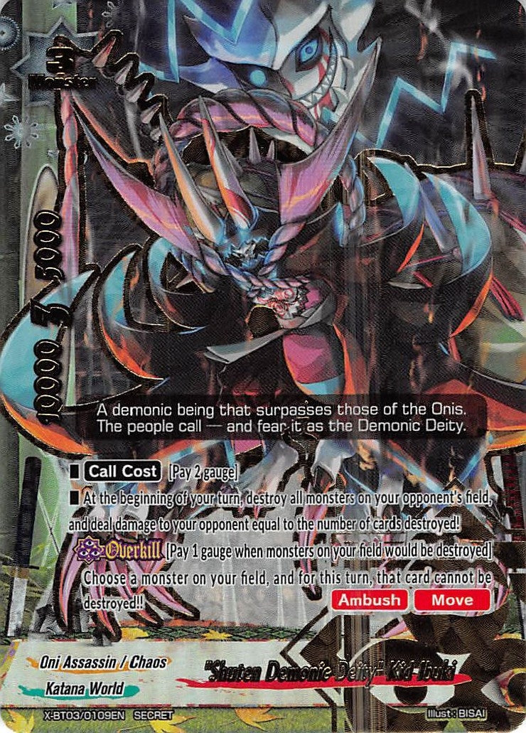 Image for "Shuten Demonic Deity" Kid Ibuki (X-BT03/0109EN) (Overturn! Thunder Empire!!) - Future Card BuddyFight