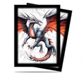 Image for Black Dragon Standard Size Deck Protector by Mauricio Herrera (50-Pack) - Card Sleeves
