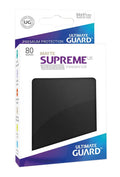 Image for Double Matte Sleeve - Supreme UX Sleeves Black (80-Pack) - Card Sleeves
