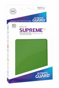 Image for Double Matte Sleeve - Supreme UX Sleeves Green (80-Pack) - Card Sleeves