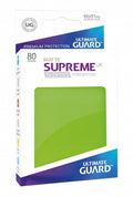 Image for Double Matte Sleeve - Supreme UX Sleeves Light Green (80-Pack) - Card Sleeves