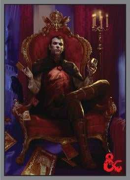 Image for Dungeons and Dragons Count Strahd von Zarovich Standard Sized Deck Protector Sleeves (50-Pack) - Card Sleeves